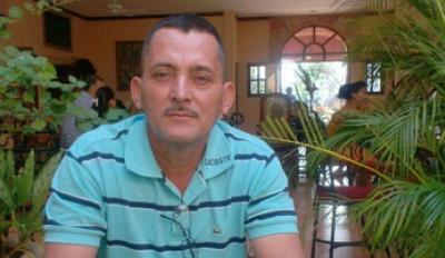 Tomás Membreño Pérez, president of an agricultural workers union in Honduras, has received death threats because of his union work. Credit: Courtesy Tomás Membreño Pérez and Solidarity Center